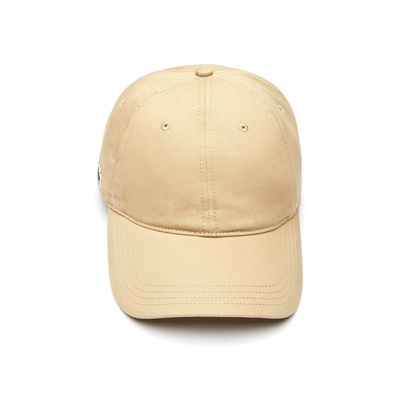 Lacoste Men's Contrast Strap Cotton Cap beige