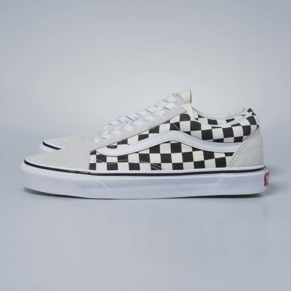 Sneakers buty Vans Old Skool Checkerboard white / black VN0A38G127K