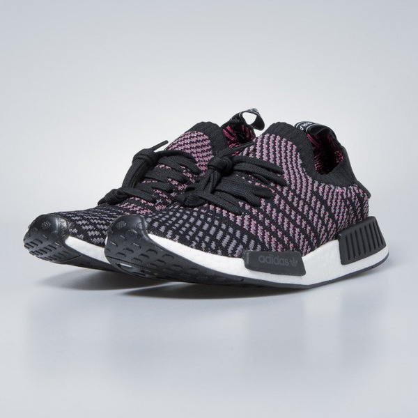 Sneakers buty Adidas Originals NMD_R1 STLT PK core black / grey four / solar pink CQ2386