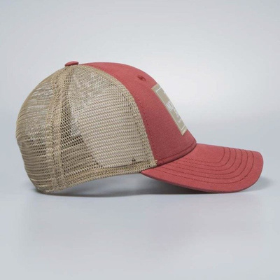 The North Face snapback Mudder Trucker Hat bossa nova red / kelp tan / vintage white T0CGW24BR