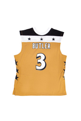 Mitchell & Ness TWashington Wizards #3 Caron Butler Swingman Jersey gold