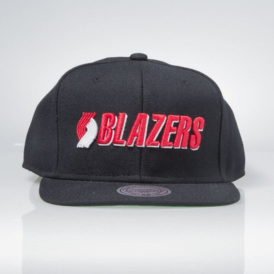 Mitchell & Ness czapka snapback Portland Blazers black Wool Solid / Solid 2 NL15Z