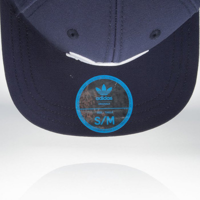 Czapka snapback Adidas Originals Ac Cap Tre Flat navy / white (S95078)