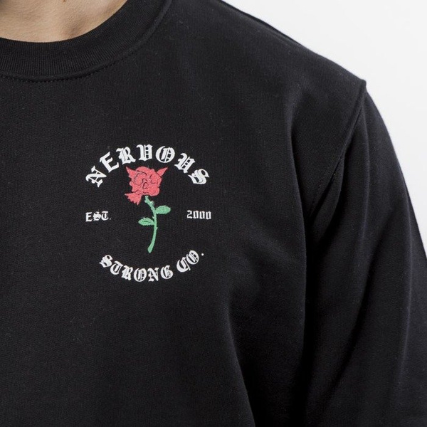 Nervous bluza crewneck Rose black
