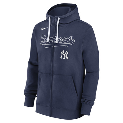 Nike MLB Knockout Script Full Zip Fleece New York Yankees navy