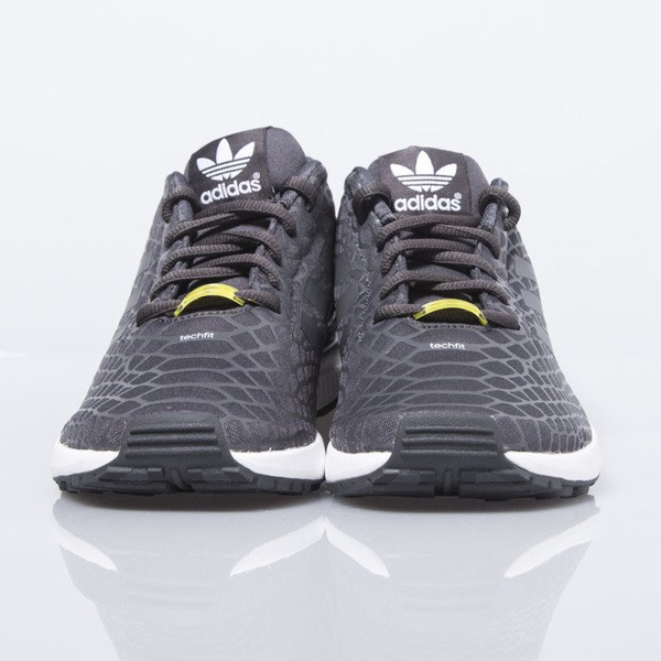 Sneakers buty Adidas Originals ZX Flux Techfit shadow black / white (S75488)