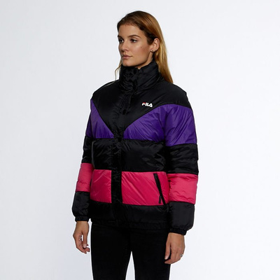 FIla Jacket Women Reilly Puff Jacket black-tillandsia-purple-pink yarrow