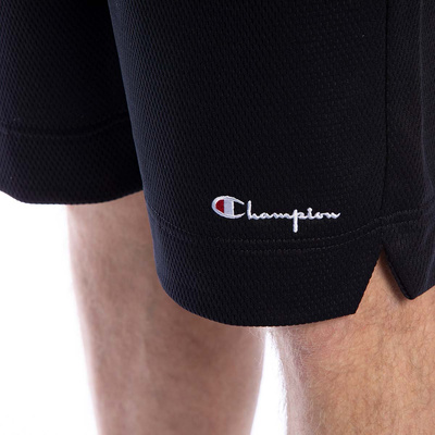 Spodenki Champion Reverse Weave Mesh Basketball Logo Shorts czarne