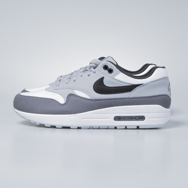 Buty Nike Air Max 1 white / black - wolf grey - gunsmoke AH8145-101