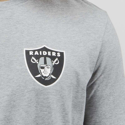 Majestic Athletic t-shirt Tovey Mid Longline Logo Carrier Tee Oakland Riders grey MOR2711E2