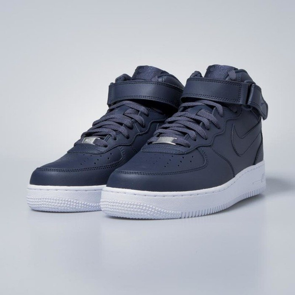 Sneakers buty Nike Air Force 1 Mid '07obsidian / obsidian - white 315123-415