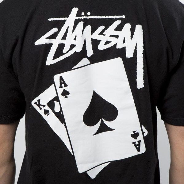 Koszulka Stussy BlackJack Tee black