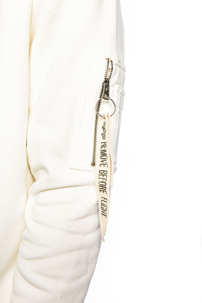 Bluza Alpha Industries Organics EMB Hoody biała