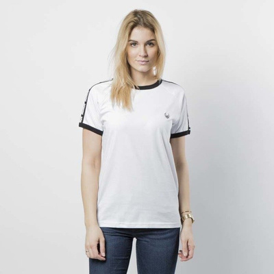 Women t-shirt Koka Fake-Tape T-Shirt white