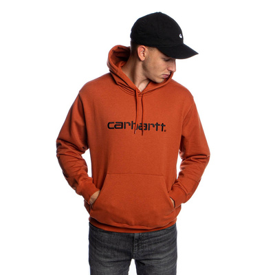 Bluza Carhartt WIP Hooded Carhartt Sweat cynamonowa
