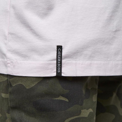 Cayler & Sons koszulka White Label La Fam Tee pale pink / camo