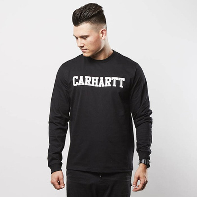 Longsleeve Carhartt WIP L/S College T-Shirt black / white 