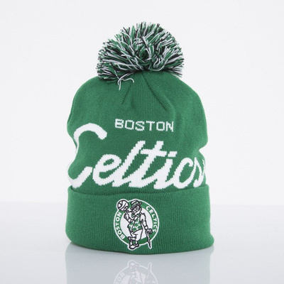 Mitchell & Ness beanie Boston Celtics green Special Script Knit Bobble