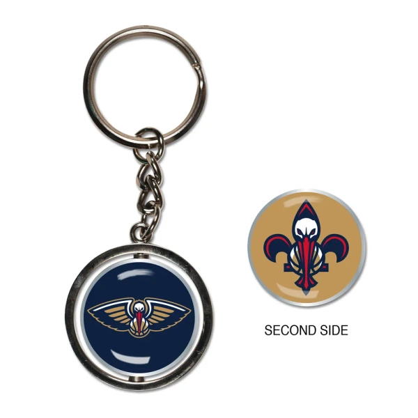 WinCraft NBA Spinner Key Ring New Orleans Pelicans