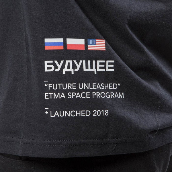 Koszulka Unleashed x ETMA Interkosmos T-shirt black