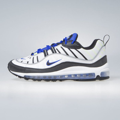 Sneakers buty Nike Air Max 98 white / black-racer blue-volt (640744-103)