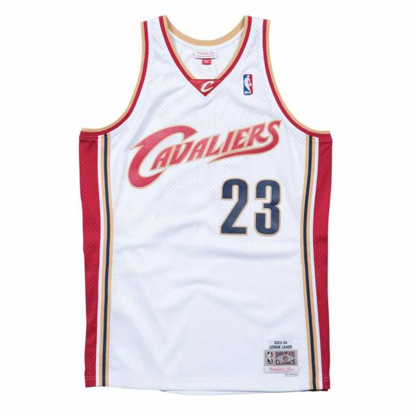 Koszulka Mitchell & Ness Cleveland Cavaliers #23 LeBron James Swingman Jersey biała