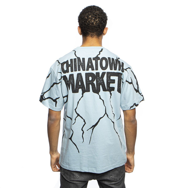 Koszulka Chinatown Market Smiley Dry Wall Breaker Tee niebieska