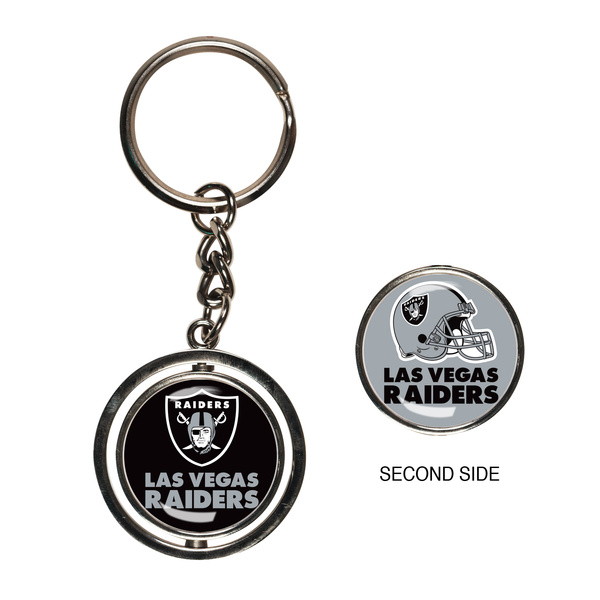 WinCraft NFL Spinner Key Ring Las Vegas Raiders