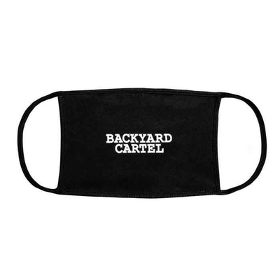 Backyard Cartel Mask Label Logo black/white