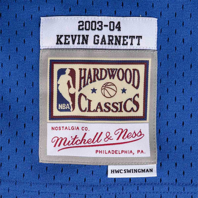 Koszulka Mitchell & Ness Minnesota Timberwolves #21 Kevin Garnett niebieska Swingman Jersey 