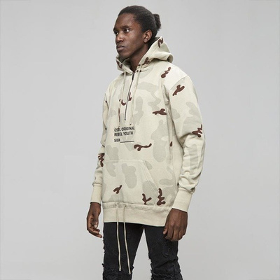 Cayler & Sons Black Label Rebel Youth Half Zip Hoody desert camo / black