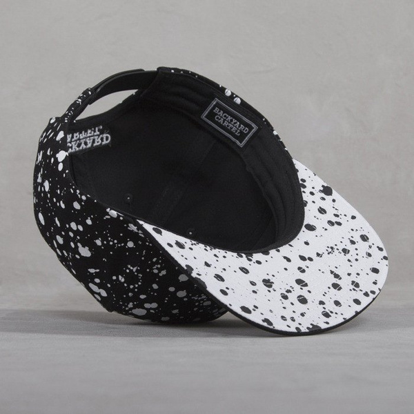 Backyard Cartel czapka snapback Splash black / white
