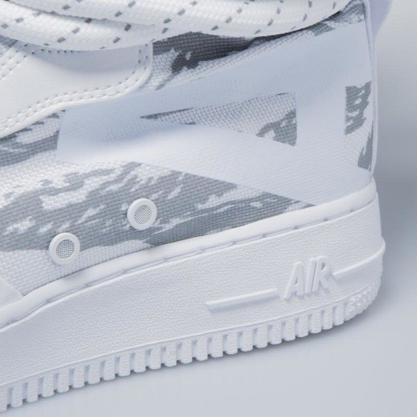 Sneakers buty zimowe Nike SF AF1 High Premium white / white-white AA1130-100