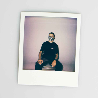 Maseczka Backyard Cartel Mask Label Logo czarna