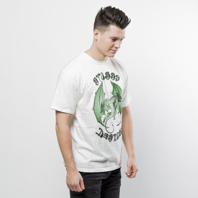 Stussy t-shirt Double Dragon Pig. Dyed Tee natural