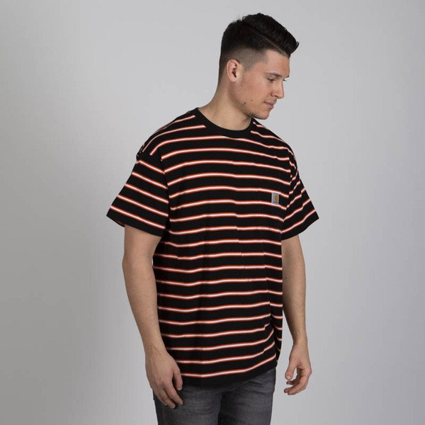 Koszulka Carhartt WIP S/S Houston Pocket T-shirt houston stripe black stripe