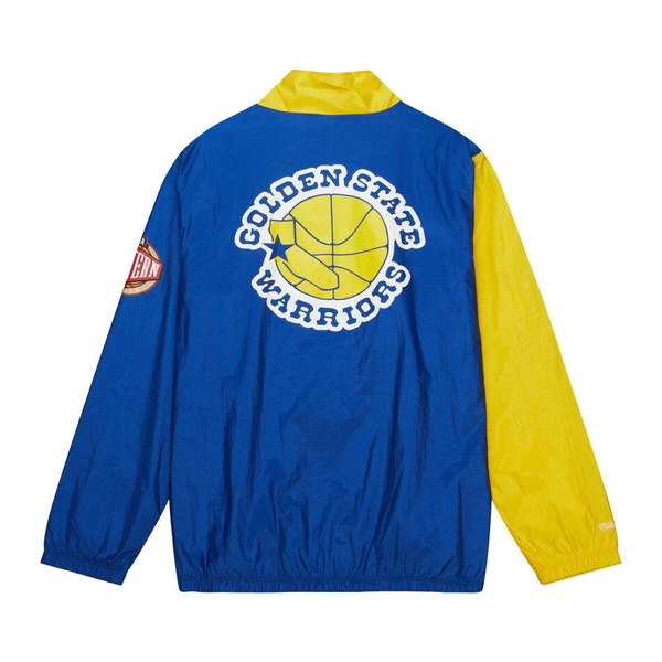 Kurtka Mitchell & Ness Golden State Warriors Arched Retro Lined Windbreaker multi/white