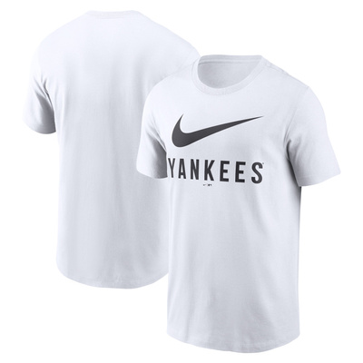 Koszulka Nike MLB Swoosh Cotton Tee New York Yankees white