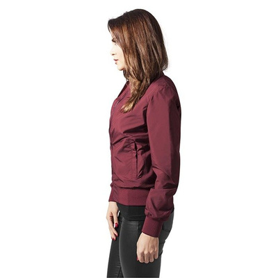 Urban Classics kurtka Ladies Light Bomber Jacket WMNS burgundy