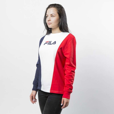Fila bluza damska Sidra Crewneck peach/white/red