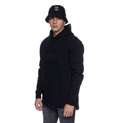 Sweatshirt Adidas Originals Warm-Up Hoodie black/gold metallic