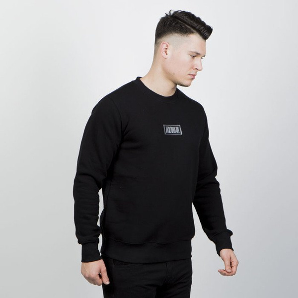 Koka Bluza Crewneck Clarity Boxlogo black