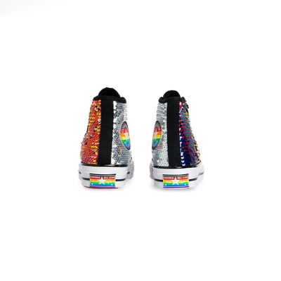 Sneakers Converse Chuck Taylor All Star 70 Hi Pride white/white/black/univer (167755C)