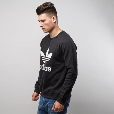 Adidas Originals Sweatshirt Trefoil Crewneck black AY7791