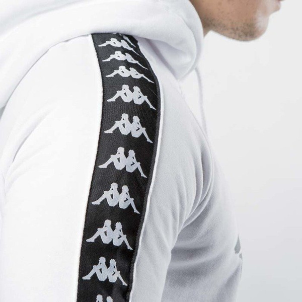 Bluza Kappa Authentic Hurtado white / black