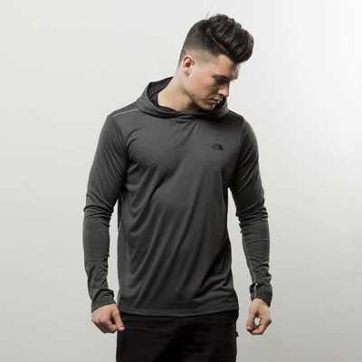 The North Face bluza Reactor Hoodie dark grey heather T92XL7FLC