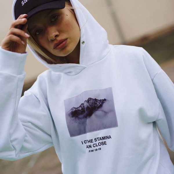 Majors bluza WHT Hoodie white