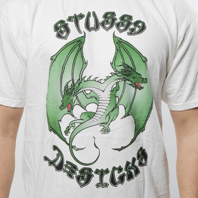 Koszulka Stussy Double Dragon Pig. Dyed Tee natural