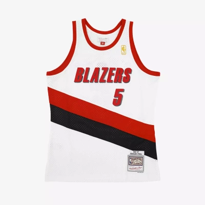 Mitchell & Ness Portland Trail Blazers #5 Jermaine O'Neal Swingman Jersey white