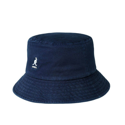 Kapelusz Kangol Washed Bucket ciemny niebieski